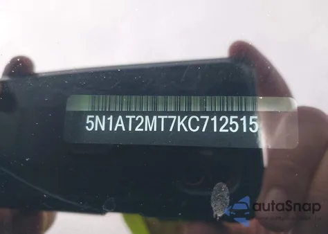 2019 Nissan Rogue S z USA, uszkodzony, nr VIN 5N1AT2MT7KC712515